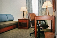 Office area in suite at rooms at Third & Main